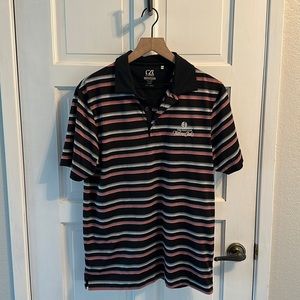 Dry fit collared golf polo, size medium